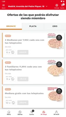 Telepizza android App screenshot 9